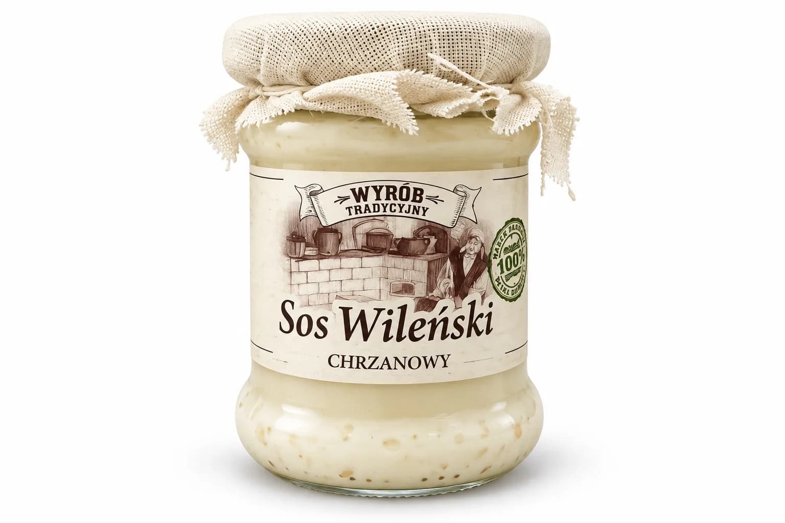 Sos Wileński chrzanowy Wyrób Tradycyjny 240 g