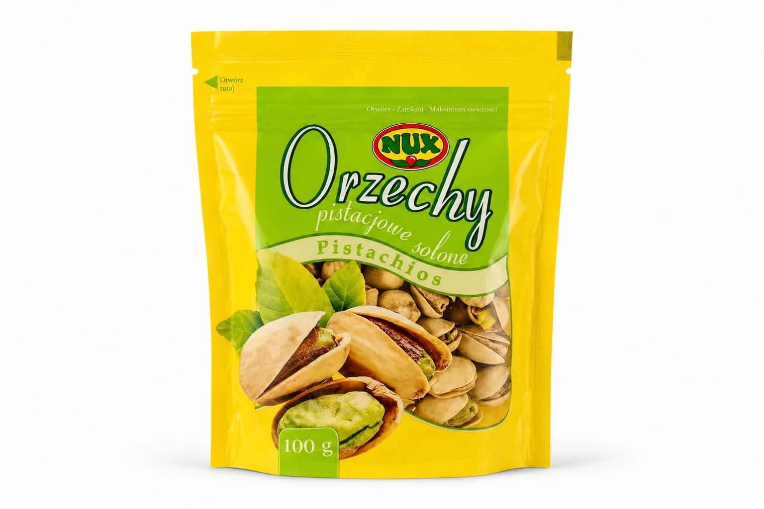 Orzechy pistacjowe solone NUX 100 g