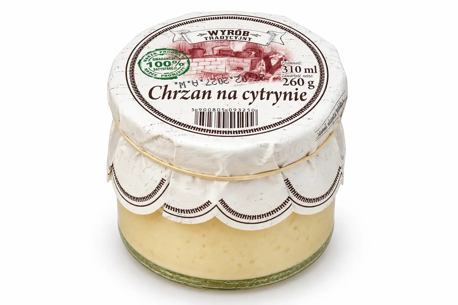 Chrzan na cytrynie Wyrób Tradycyjny 260 g