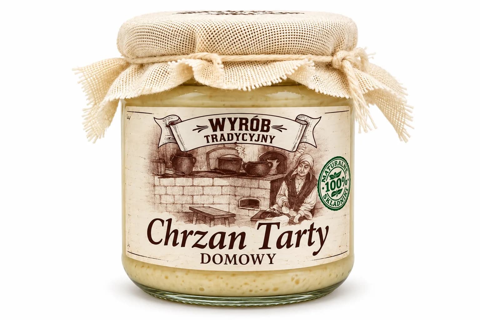 Chrzan tarty domowy Wyrób Tradycyjny 180 g