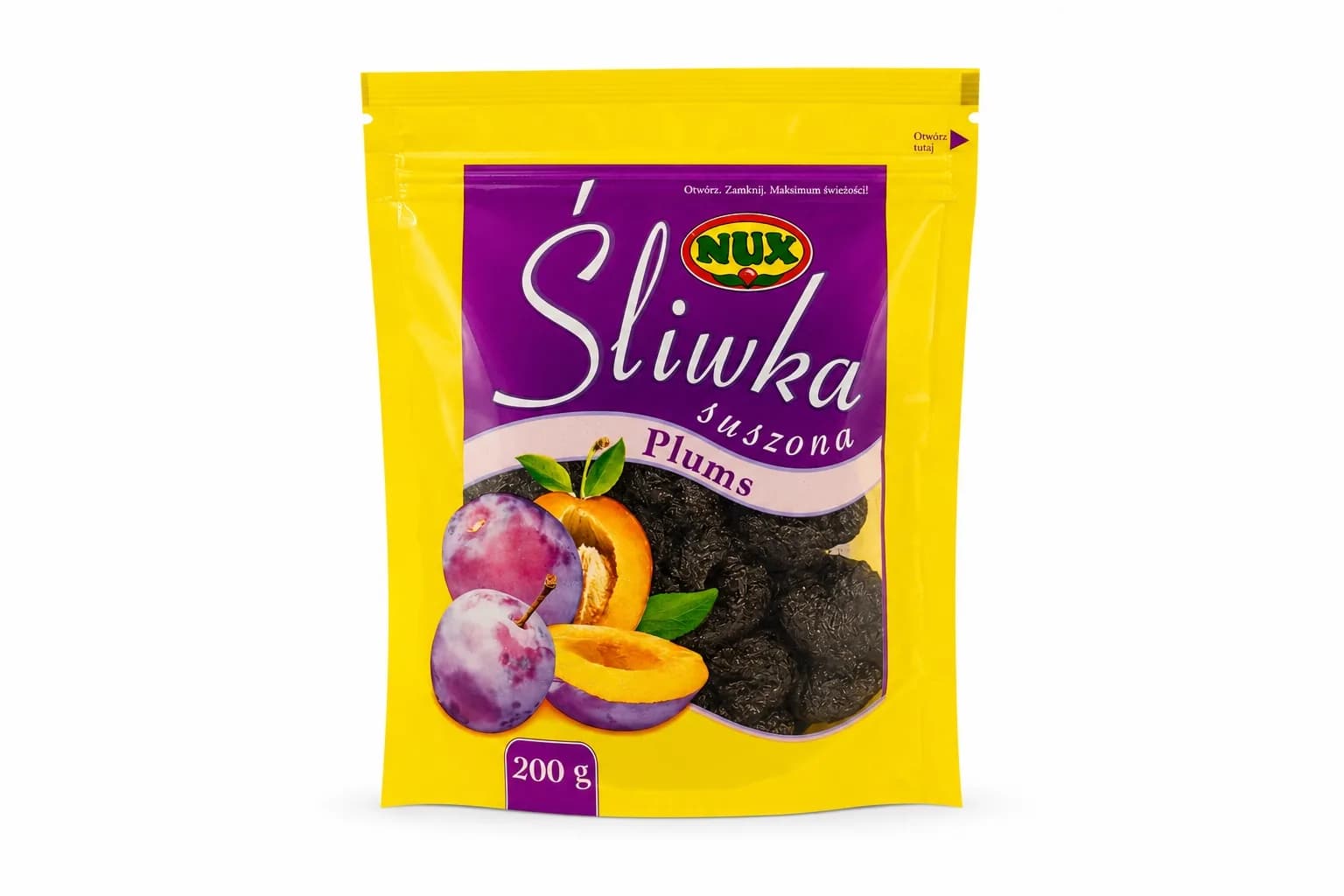 Śliwki suszone bez pestek NUX 200 g